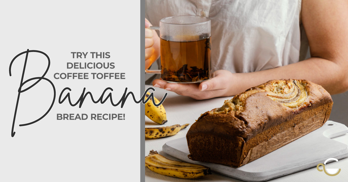 Coffee Toffee Banana Bread Recipe Thumbnail