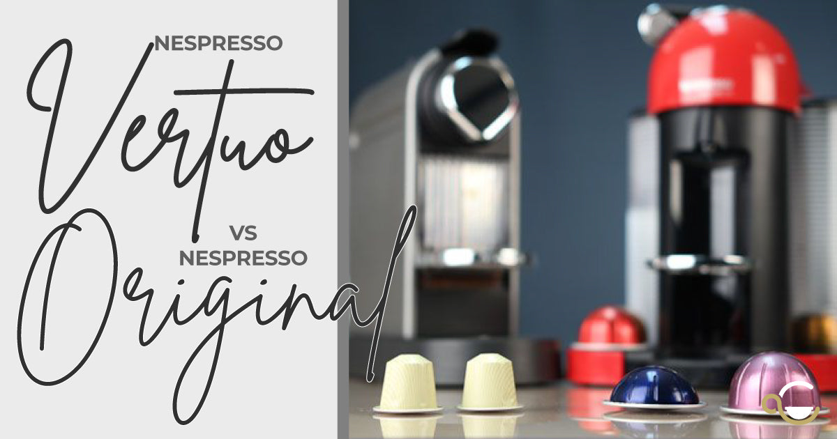 The difference between Nespresso Original and Nespresso Vertuo