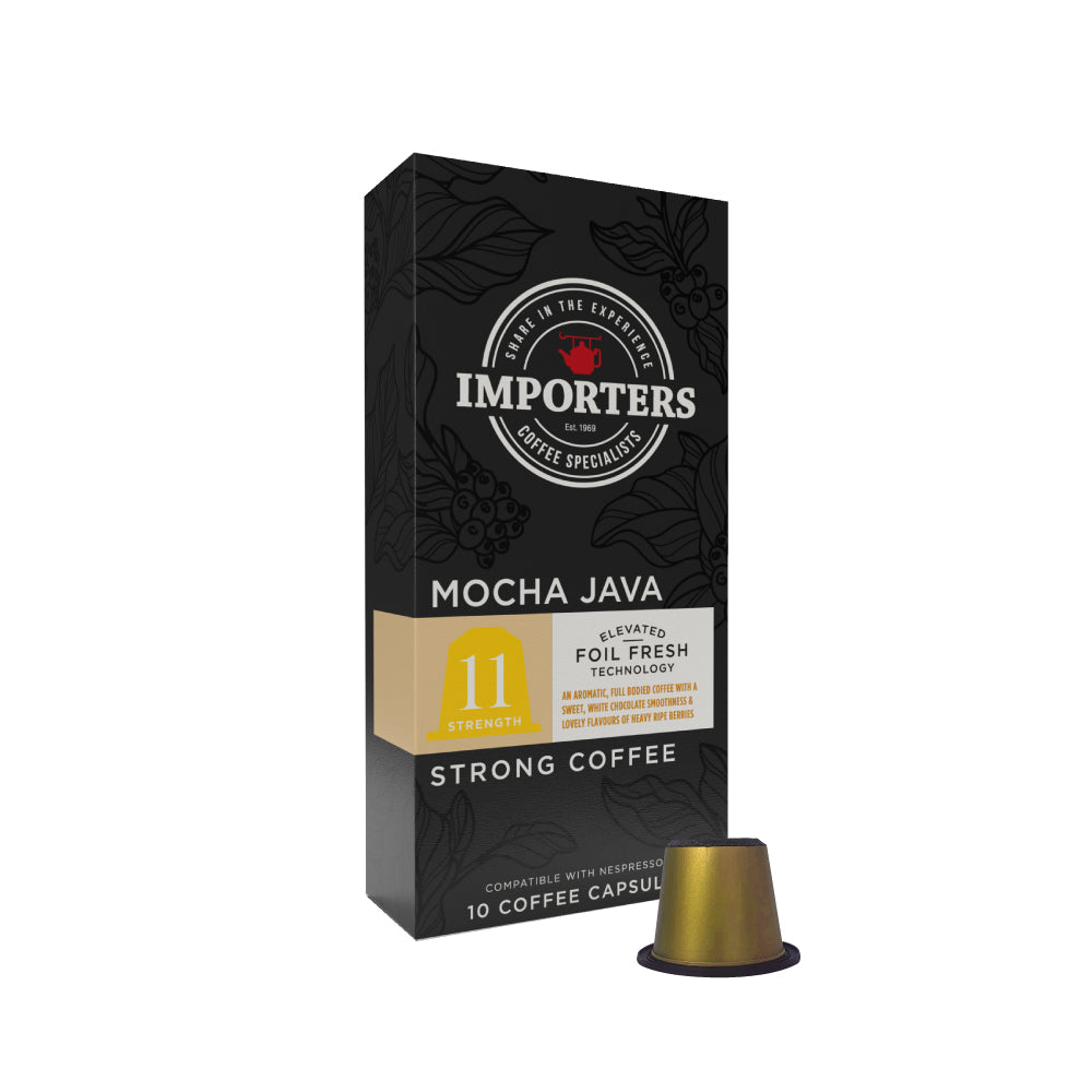 Importers Mocha Java Nespresso compatible coffee capsules