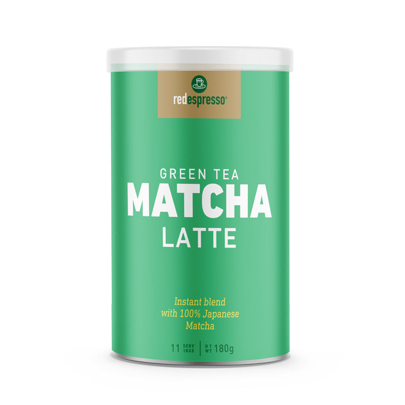 red espresso Instant Green Tea Matcha Latte 180g Tin – Coffee