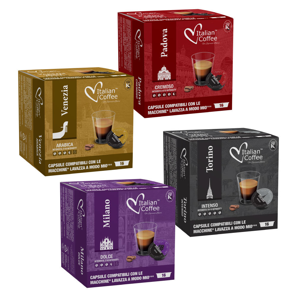Italian Deluxe Coffee Mix - 64 Lavazza A Modo Mio compatible coffee ca Coffee Capsules Direct Italian Deluxe Coffee Mix - 64 Lavazza A Modo Mio compatible coffee ca Coffee Capsules Direct