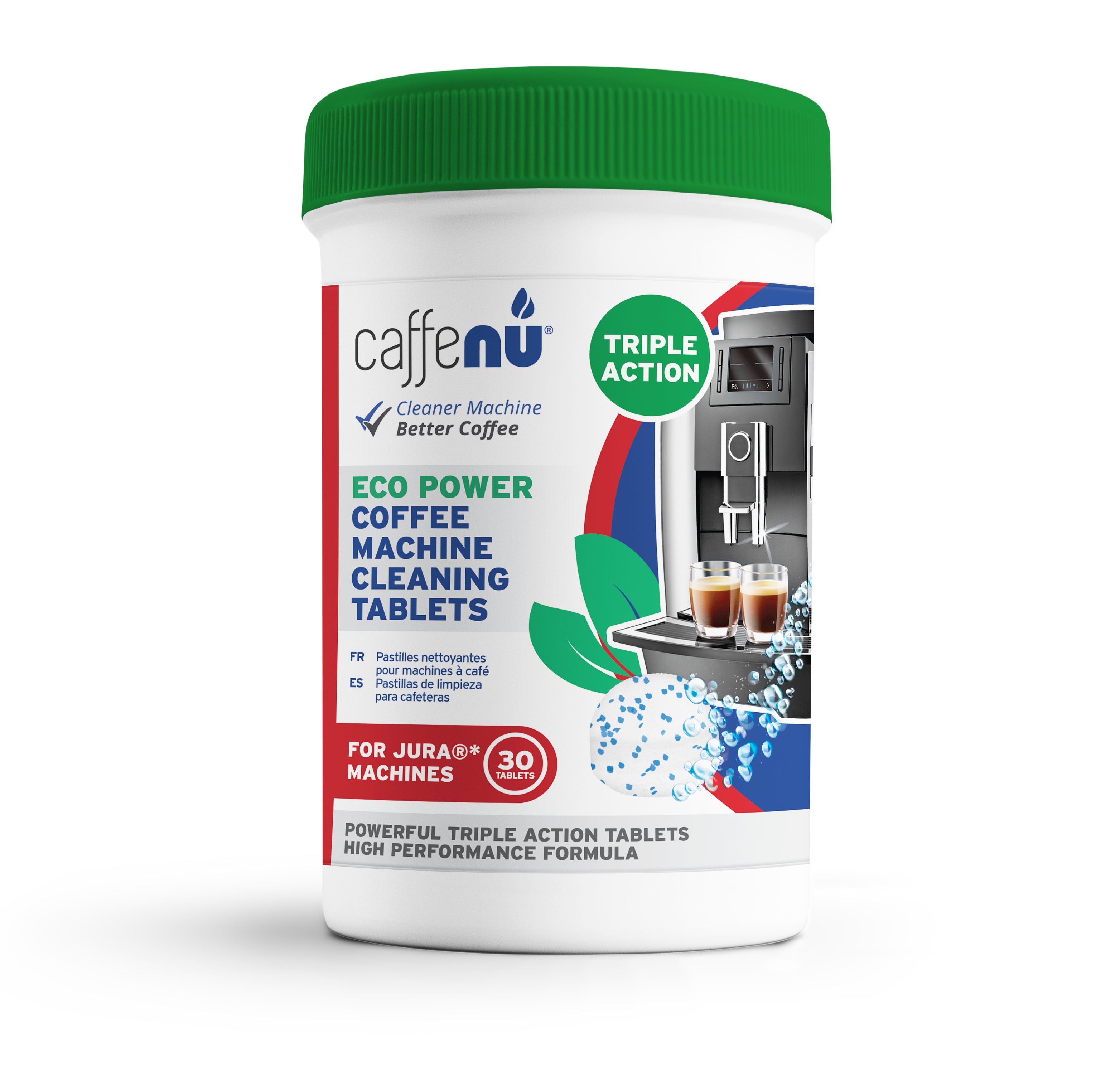 Caffenu 3 Phase Cleaning tablets for Jura – Coffee Capsules Direct