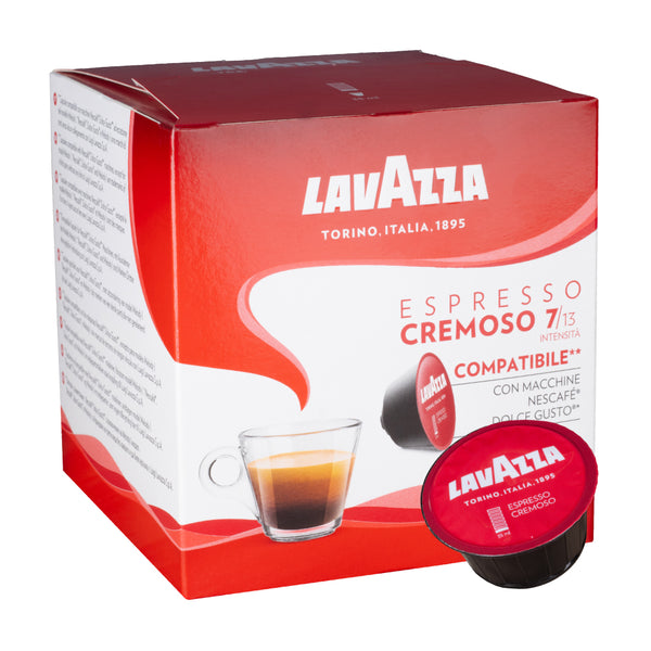 Lavazza Cremoso - 16 Nescafe Dolce Gusto compatible coffee capsules
