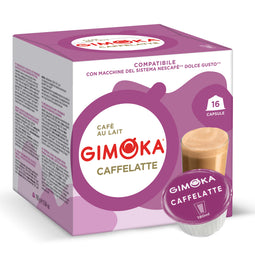 Gimoka Caffe Latte - 16 Nescafe Dolce Gusto compatible coffee capsules thumbnail