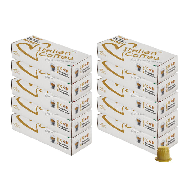 Italian Coffee Arabica – Nespresso compatible coffee capsules