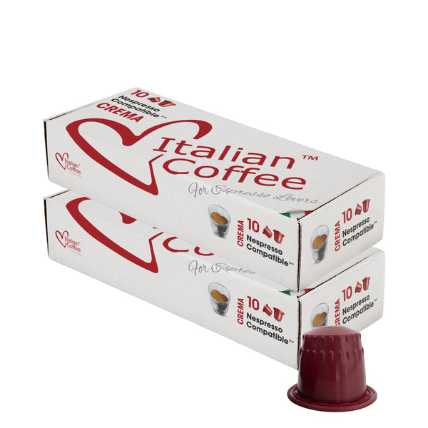 Italian Coffee Crema – Nespresso compatible coffee capsules