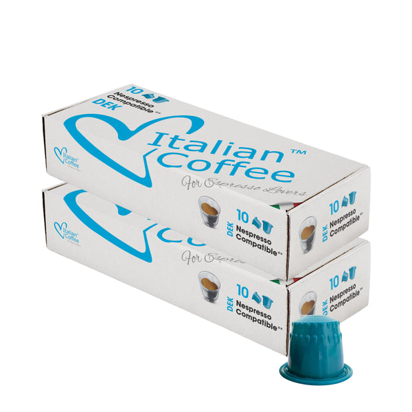 Italian Coffee Decaffe – Nespresso compatible coffee capsules