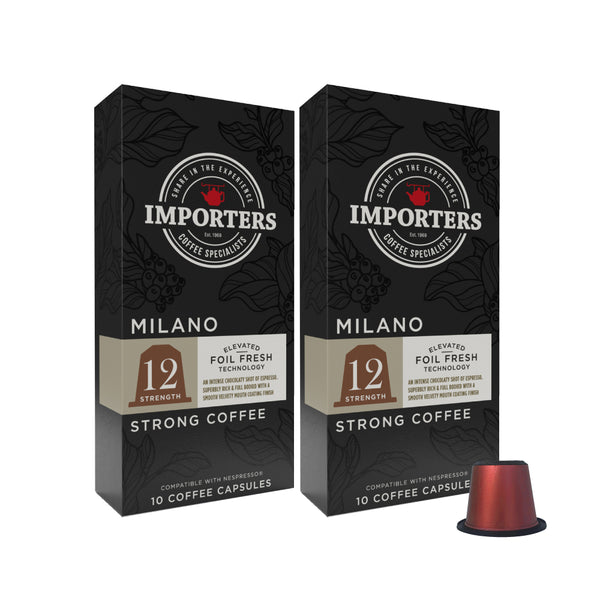 Importers Milano - Nespresso compatible coffee capsules