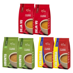 Coffee Bulk Special (no Decaffe) - 72 K-fee & Caffitaly compatible coffee capsules thumbnail