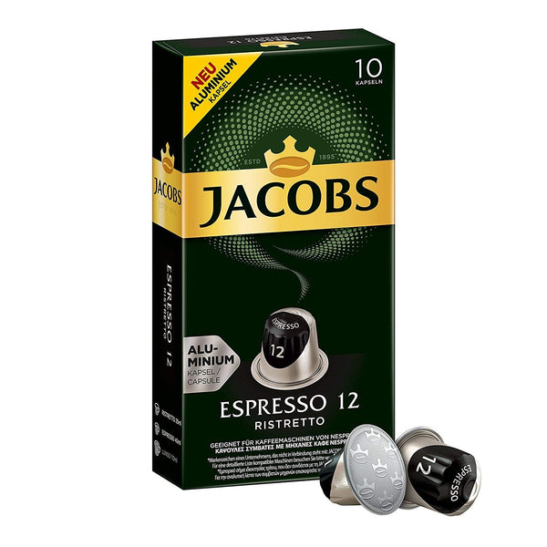 Jacobs ESP Ristretto - 10 Aluminium Nespresso compatible coffee capsules