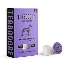 Terbodore This is Africa – 10 Compostable Nespresso compatible coffee capsules thumbnail