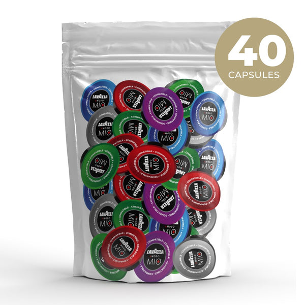 Lucky Draw Deal – 40 Lavazza A Modo Mio compatible coffee capsules