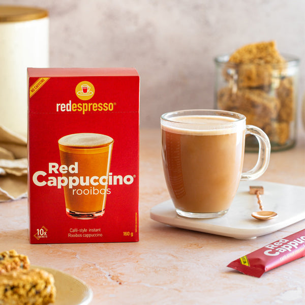 red espresso - Instant Rooibos Red Cappuccino Sachets 10 x 16g