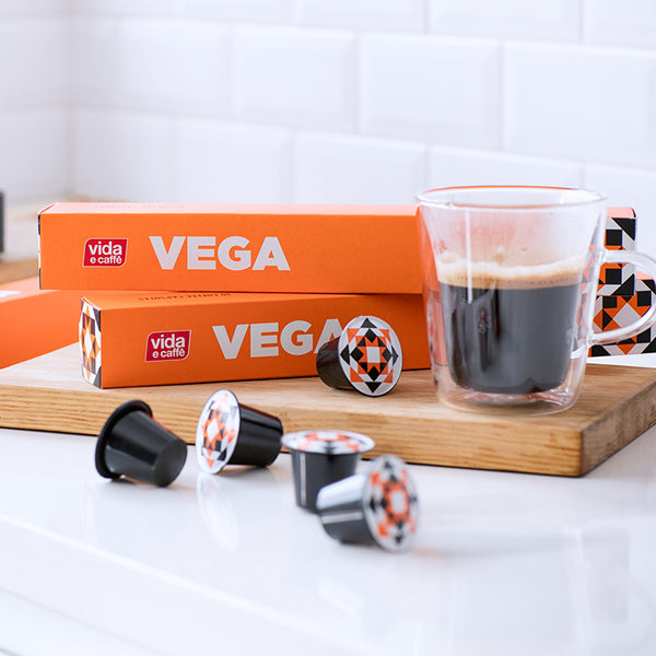 vida e caffè Vega - 10 Nespresso compatible coffee capsules