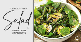 Grilled Green Salad With Coffee Vinaigrette