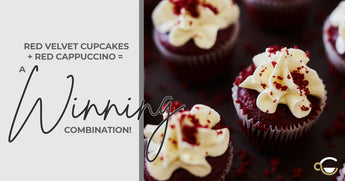 Red Velvet Cupcakes & Red Cappuccino – a winning combination