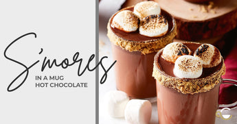 Treat your sweet tooth and warm your belly with this delicious S’mores in a mug hot chocolate recipe