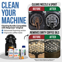 Caffenu Coffee Machine Cleaning Kit - Nespresso compatible