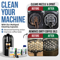 Caffenu Multipod Coffee Machine Cleaning Kit - K-fee & Caffitaly compatible