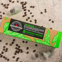 Importers Power Shot - 40 Compostable Nespresso compatible coffee capsules