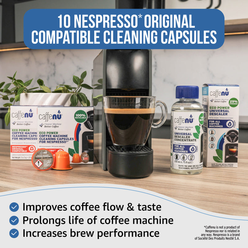 Caffenu Coffee Machine Cleaning Kit - Nespresso compatible
