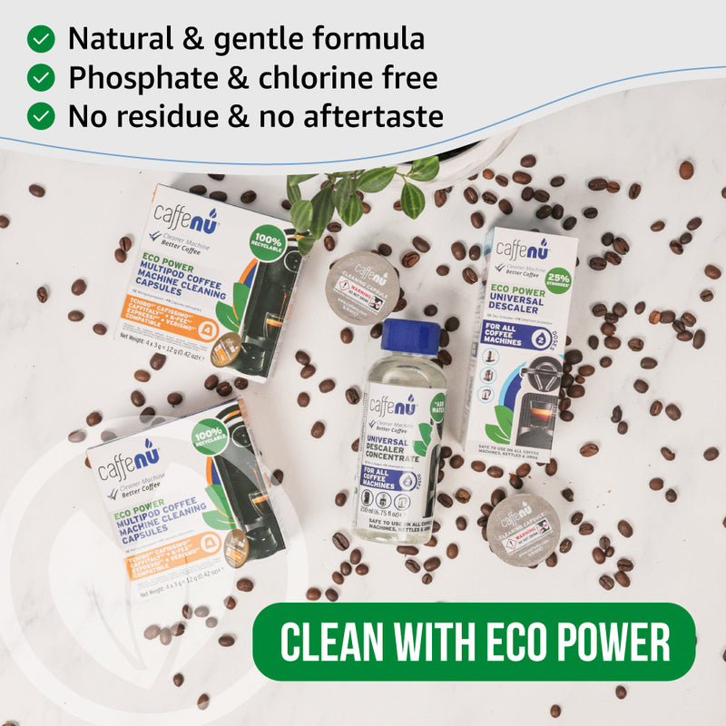 Caffenu Multipod Coffee Machine Cleaning Kit - K-fee & Caffitaly compatible