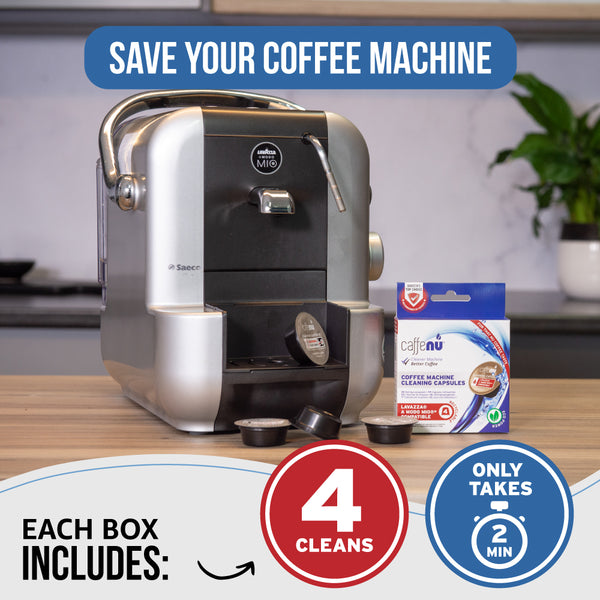 Caffenu Coffee Machine Cleaning Capsules - Lavazza A Modo Mio compatible