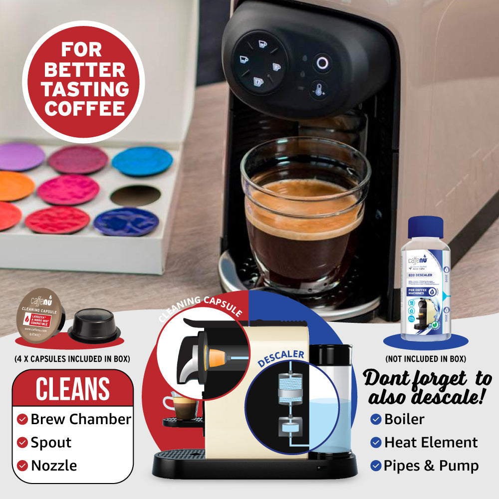 Caffenu Coffee Machine Cleaning Capsules Lavazza A Modo Mio