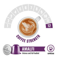 Importers Amalfi - 10 Aluminium Nespresso compatible coffee capsules