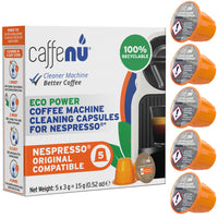 Caffenu Coffee Machine Cleaning Capsules - Nespresso compatible