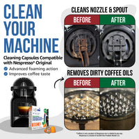 Caffenu Coffee Machine Cleaning Capsules - Nespresso compatible