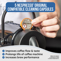 Caffenu Coffee Machine Cleaning Capsules - Nespresso compatible