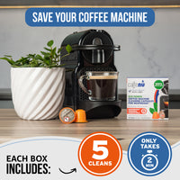 Caffenu Coffee Machine Cleaning Capsules - Nespresso compatible