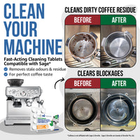 Caffenu Eco Power Coffee Cleaning Tablets for Breville Espresso machines