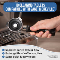 Caffenu Eco Power Coffee Cleaning Tablets for Breville Espresso machines