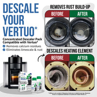 Caffenu Eco Descaler for Nespresso Vertuo - Value pack (4 Uses)
