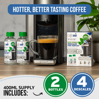 Caffenu Eco Descaler for Nespresso Vertuo - Value pack (4 Uses)