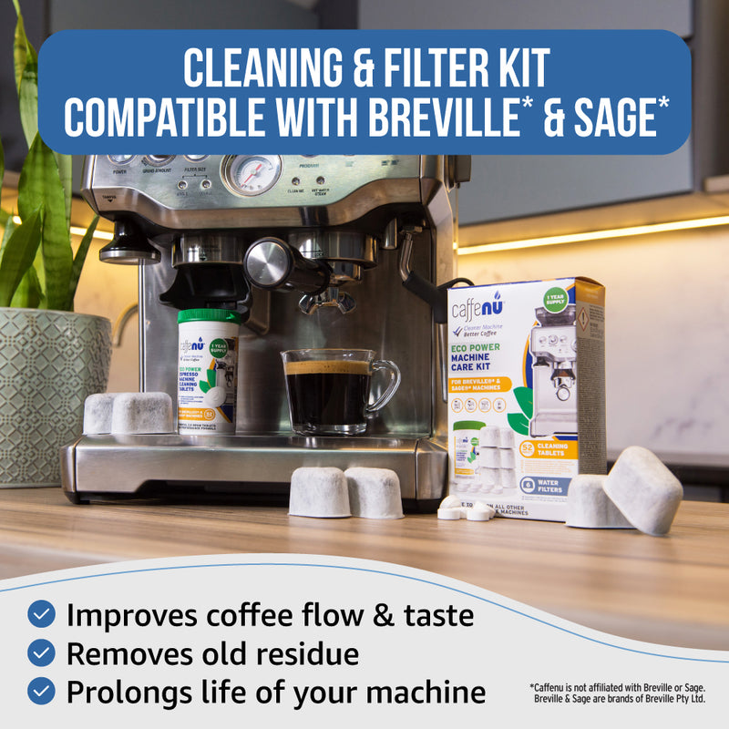 Caffenu 1 Year Eco Care Kit for Breville Espresso Machines