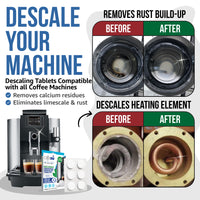 Caffenu Universal Descaling Tablets for Coffee Machines