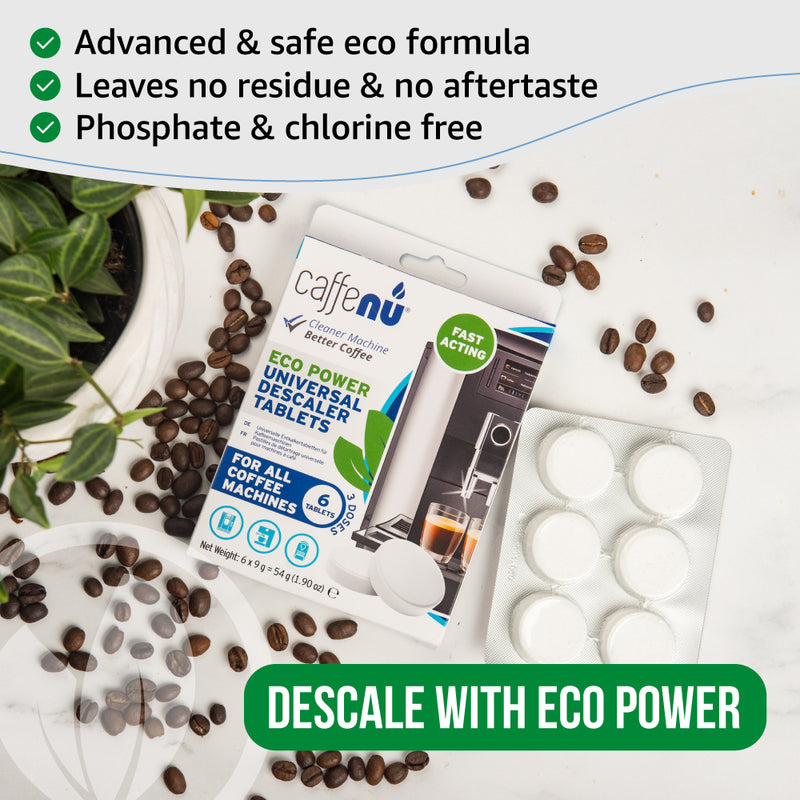Caffenu Universal Descaling Tablets for Coffee Machines