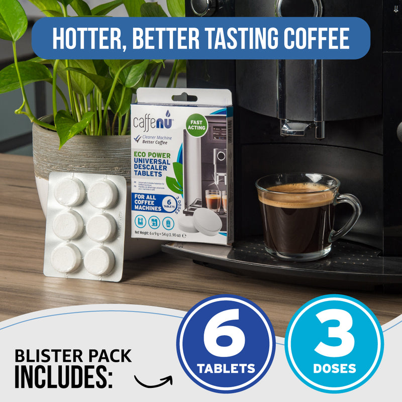 Caffenu Universal Descaling Tablets for Coffee Machines