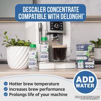 Caffenu Eco Descaler for Delonghi - Value pack (4 Uses)