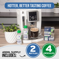 Caffenu Eco Descaler for Delonghi - Value pack (4 Uses)