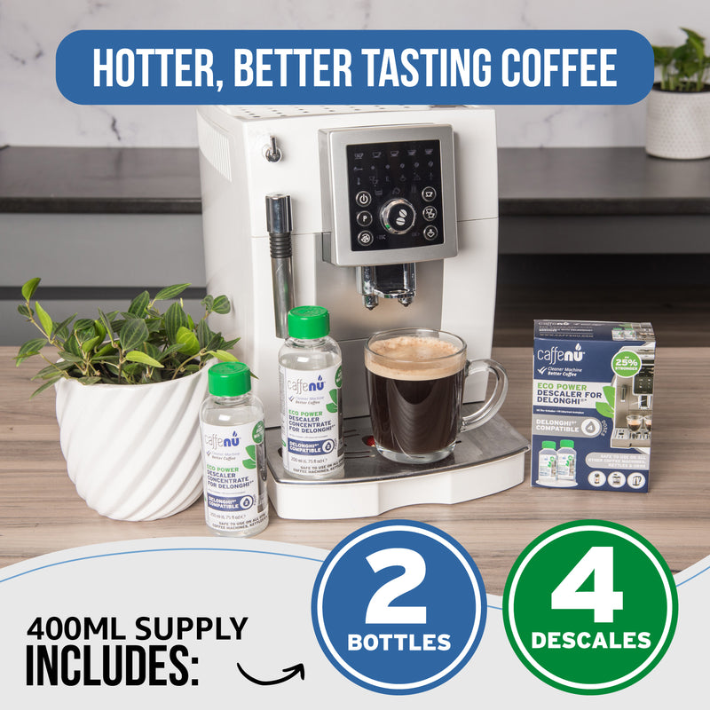 Caffenu Eco Descaler for Delonghi - Value pack (4 Uses)