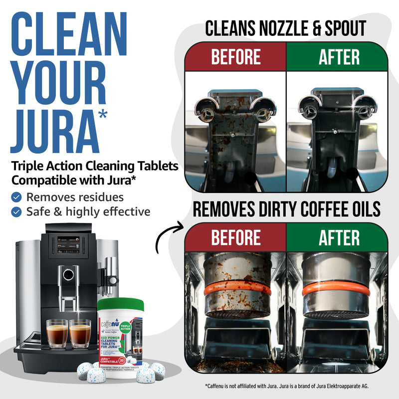 Caffenu 3 Phase Cleaning tablets for Jura
