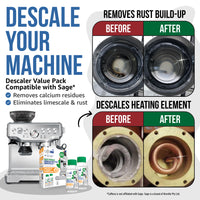 Caffenu Eco Descaler for Breville and Sage - Value pack (4 Uses)