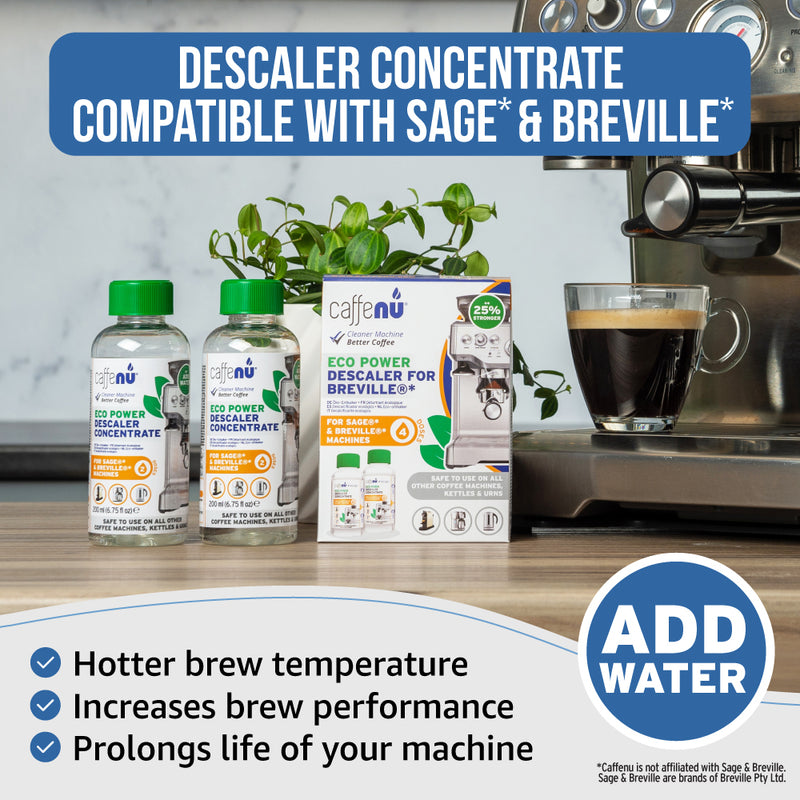 Caffenu Eco Descaler for Breville and Sage - Value pack (4 Uses)