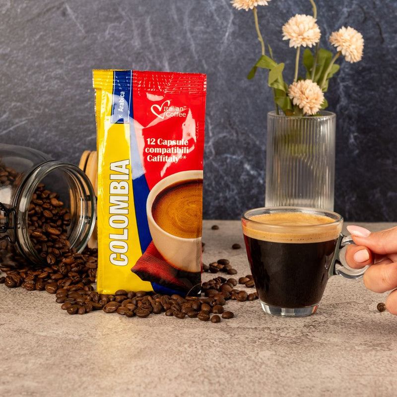 Colombia - 12 K-fee & Caffitaly compatible coffee capsules
