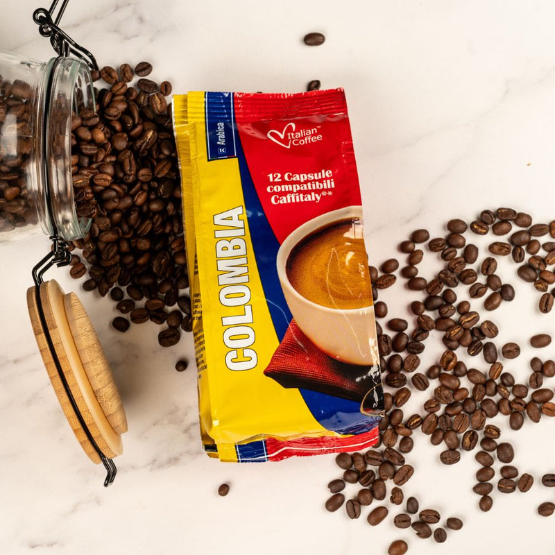 Colombia - 12 K-fee & Caffitaly compatible coffee capsules