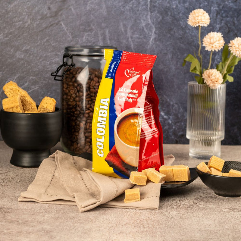 Colombia - 12 K-fee & Caffitaly compatible coffee capsules